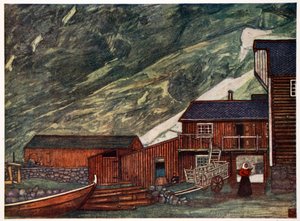 フィヨルド、スンダルソレン、1905 作： Nico Jungman